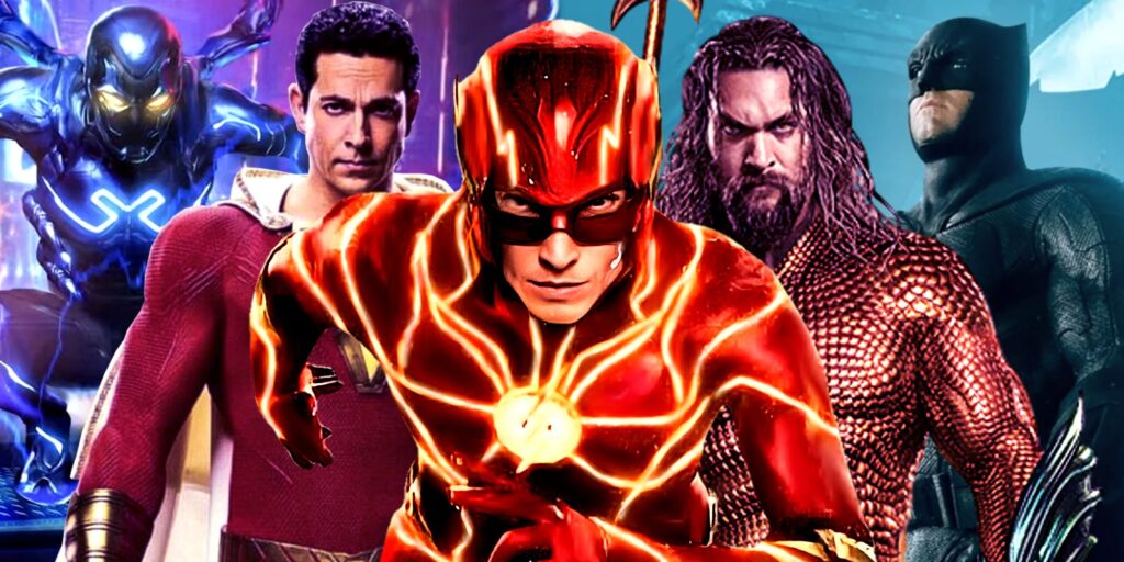 2023 DC Movies: Flash, Shazam, Aquaman, and Blue Beetle. KazMPIRE CinemasNG