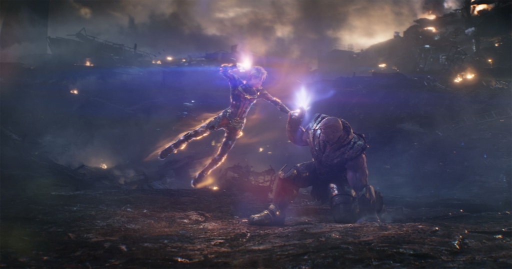 Captain Marvel vs. Thanos